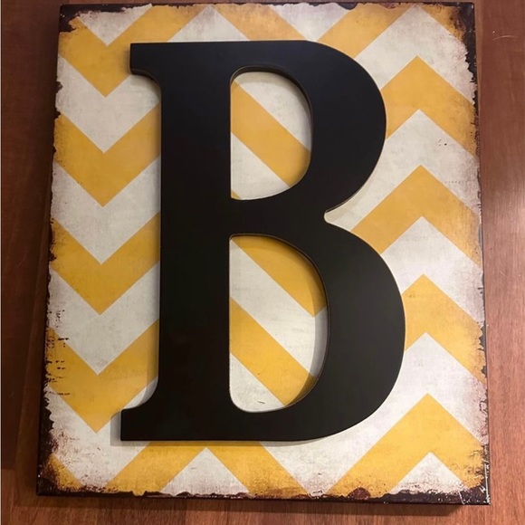 3-piece Metal ABC wall hangings - Picture 3 of 4